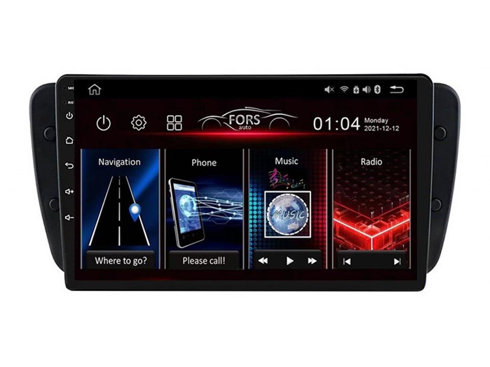 Radio Android FS4-Max Seat Ibiza 2008-2015 4/32 Carplay AndroidAuto 2K DSP
