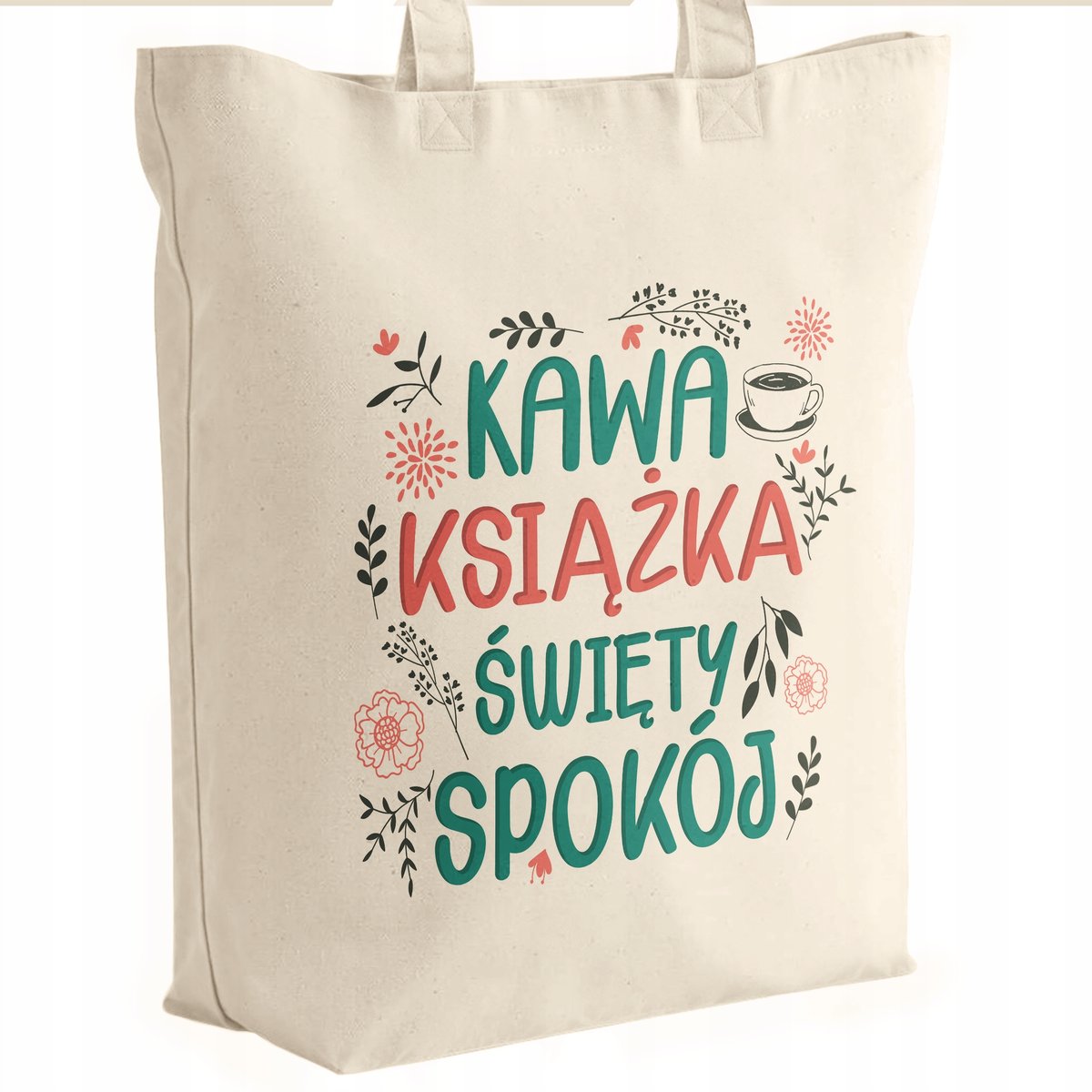 Torba bawełniana premium prezent na Dzień Kobiet Święty Spokój