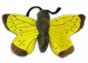 Pluszowe ZOO: maskotka Motyl, Motylek żółty 17cm (69426)