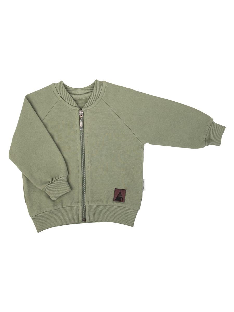 Chłopięca Bluza dresowa zielona, Nicol,r.68