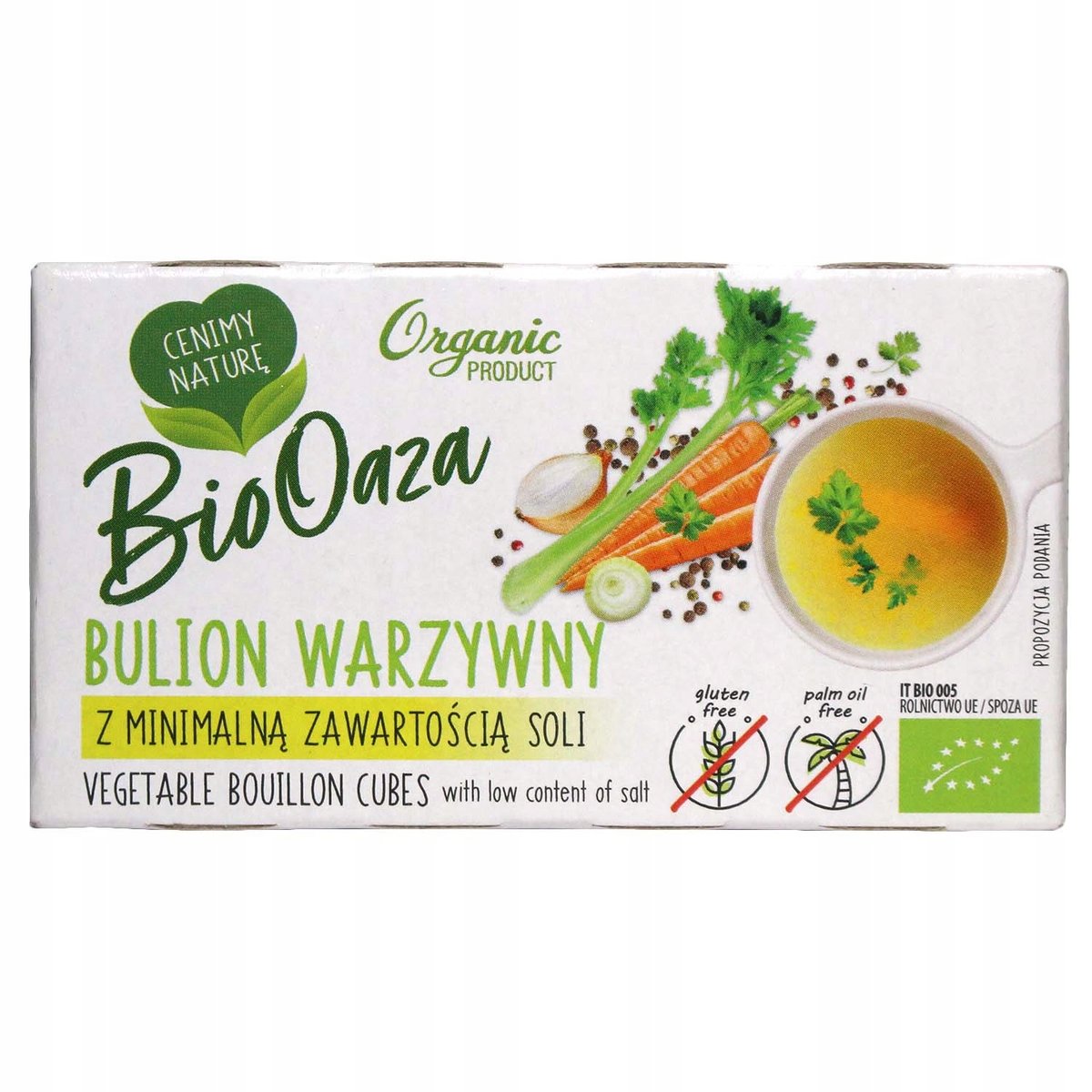 Bulion Warzywny Kostka Rosołowa Mało Soli 60G