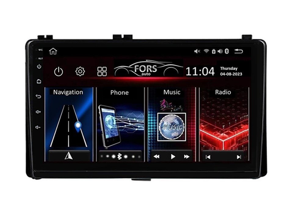 Radio Android FS4-Max Corolla 2017-2018 4/32 Carplay AndroidAuto 2K DSP