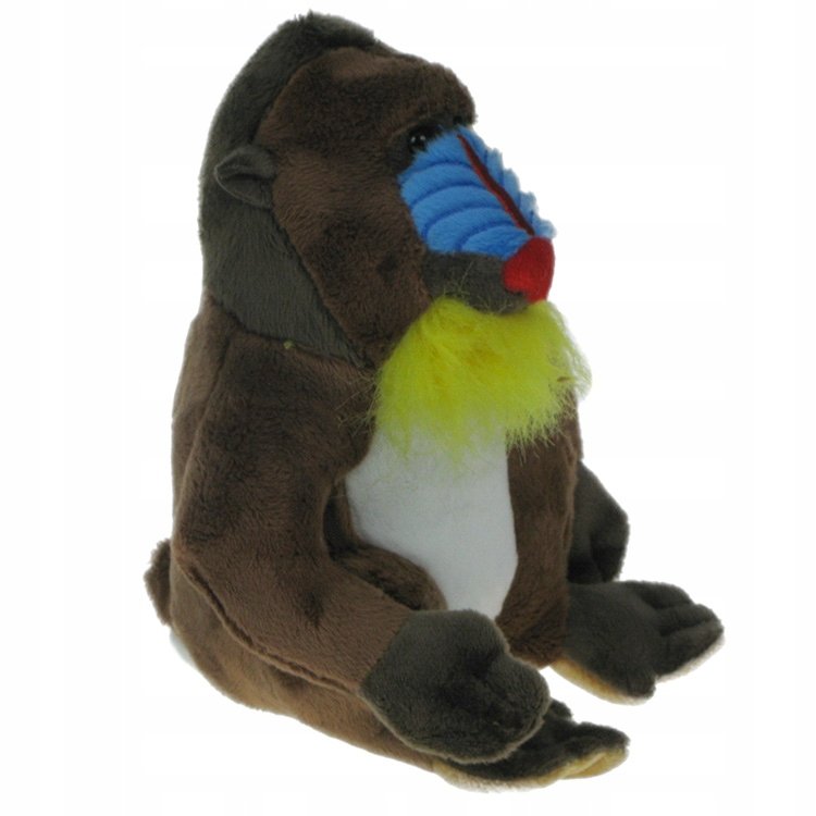 Pluszowe ZOO: Maskotka Małpa mandryl 20cm (69799)