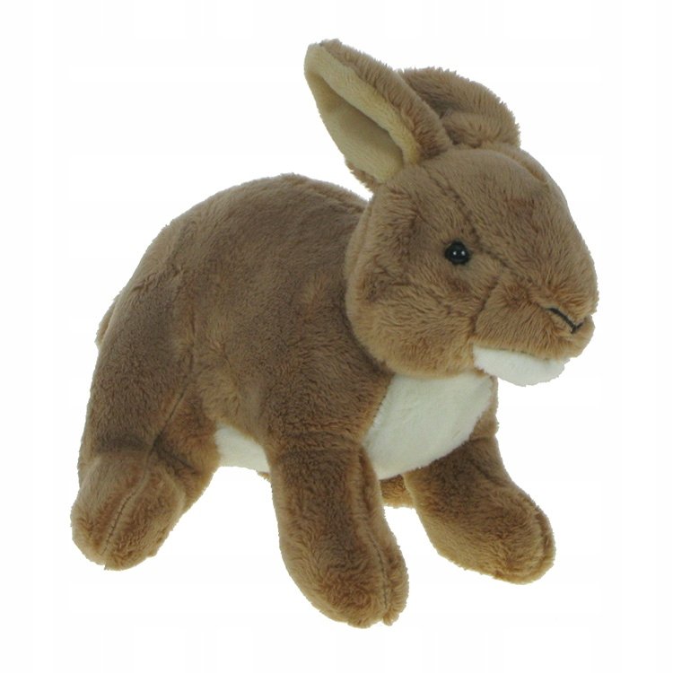 Pluszowe ZOO: Maskotka Królik brązowy 14/18cm (65176)