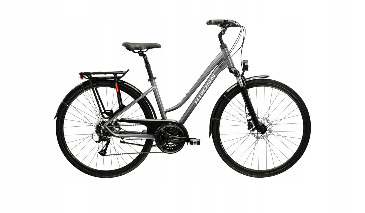 Damski rower trekkingowy KROSS TRANS 4.0 rozmiar L Szary