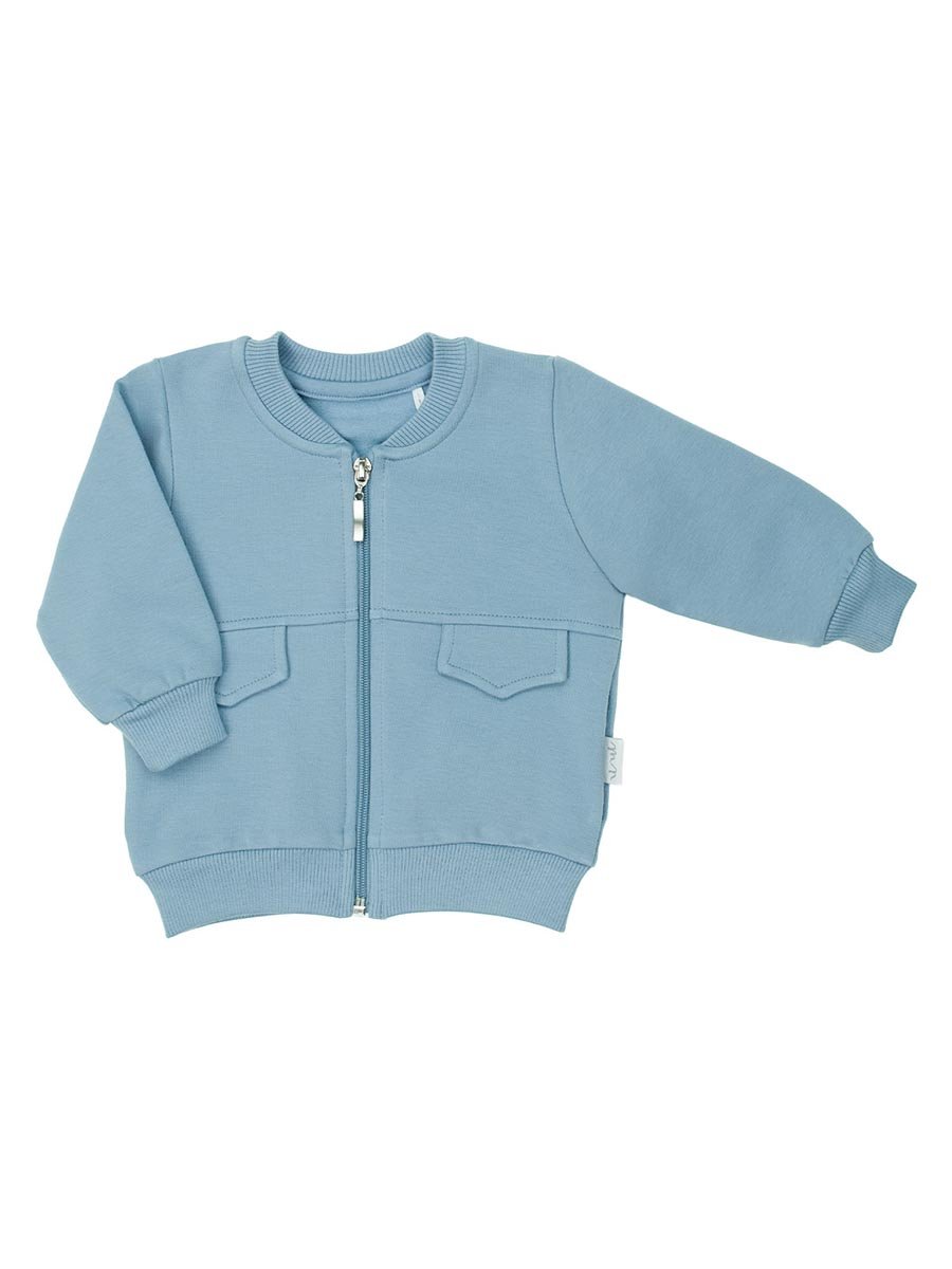 Chłopięca bluza dresowa rozpinana niebieska Nicol,r.98