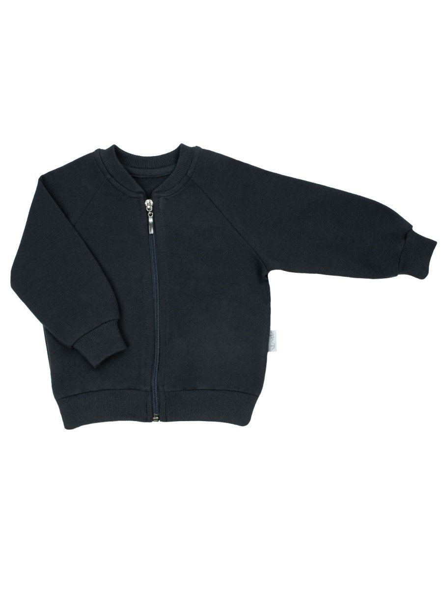 Chłopięca bluza bomberka grafitowa Nicol,r.116