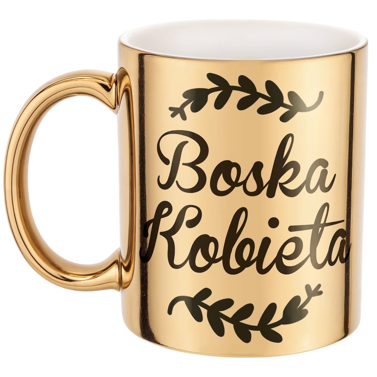 Złoty Kubek na prezent Dzień Kobiet Boska Kobieta Prezent Upominek