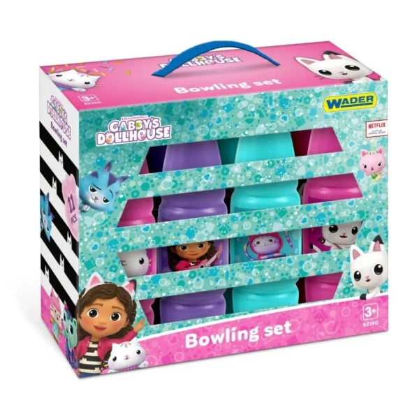 Gabby's dollhouse kręgle w kartonie - WADER