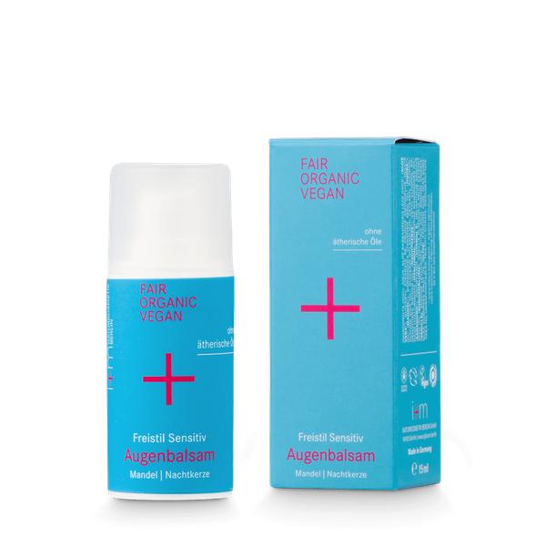 FREISTIL SENSITIV Balsam pod oczy z olejem migdałowym i olejem z wiesiołka 15ml i+m NATURKOSMETIK BERLIN