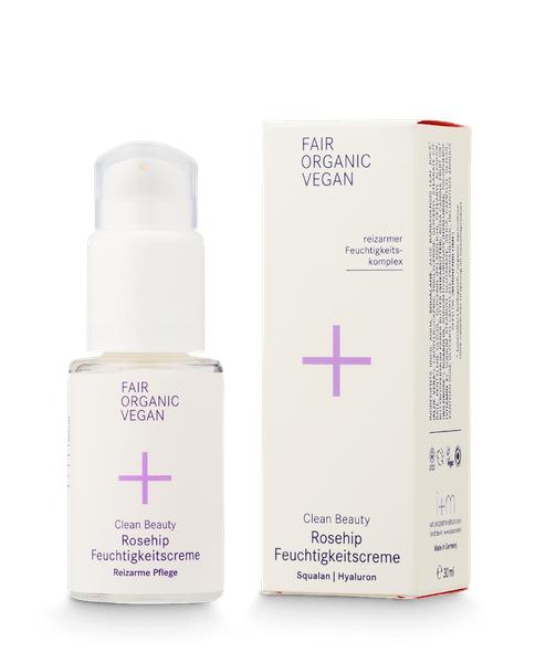 CLEAN BEAUTY Krem nawilżający z dziką różą, skwalanem i kwasem hialuronowym