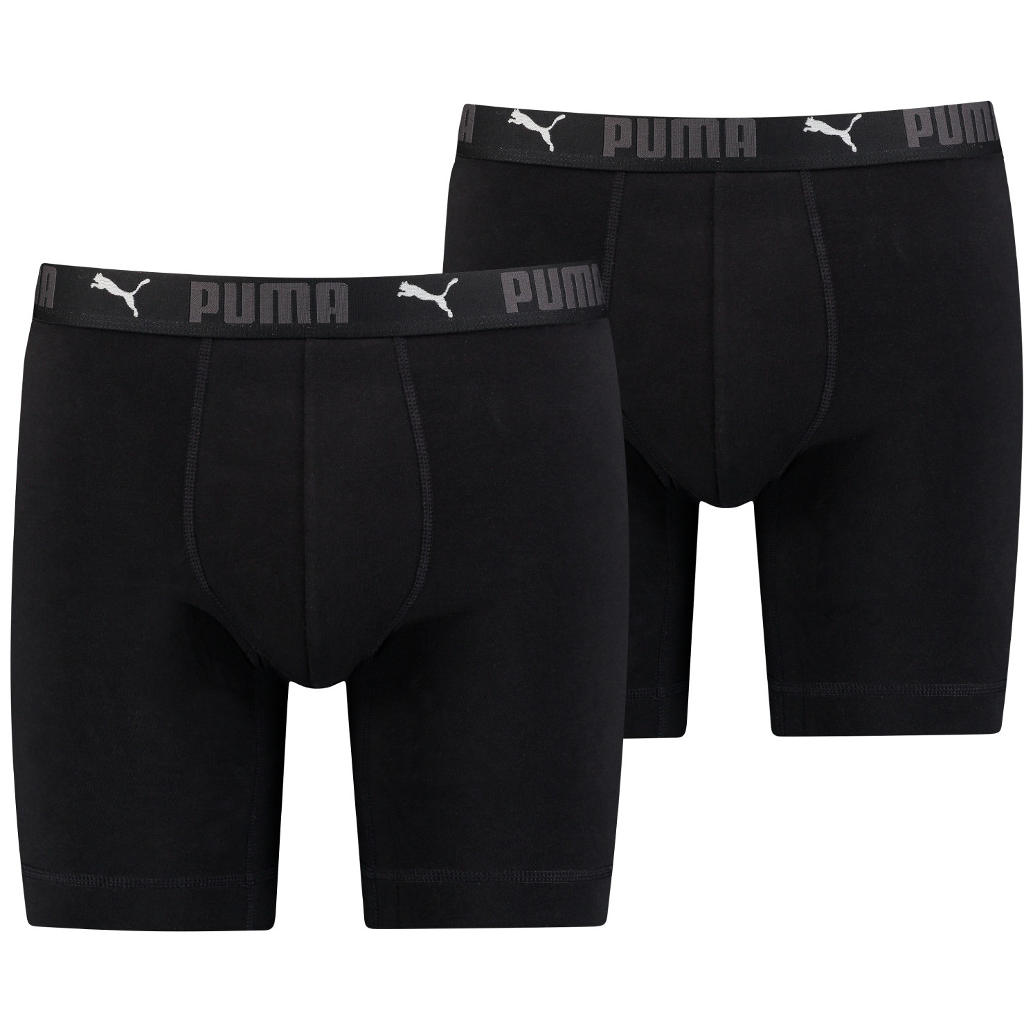 Męskie bokserki Puma Sport Cotton Long Boxers 2P Rozmiar: M / Kolor: czarny