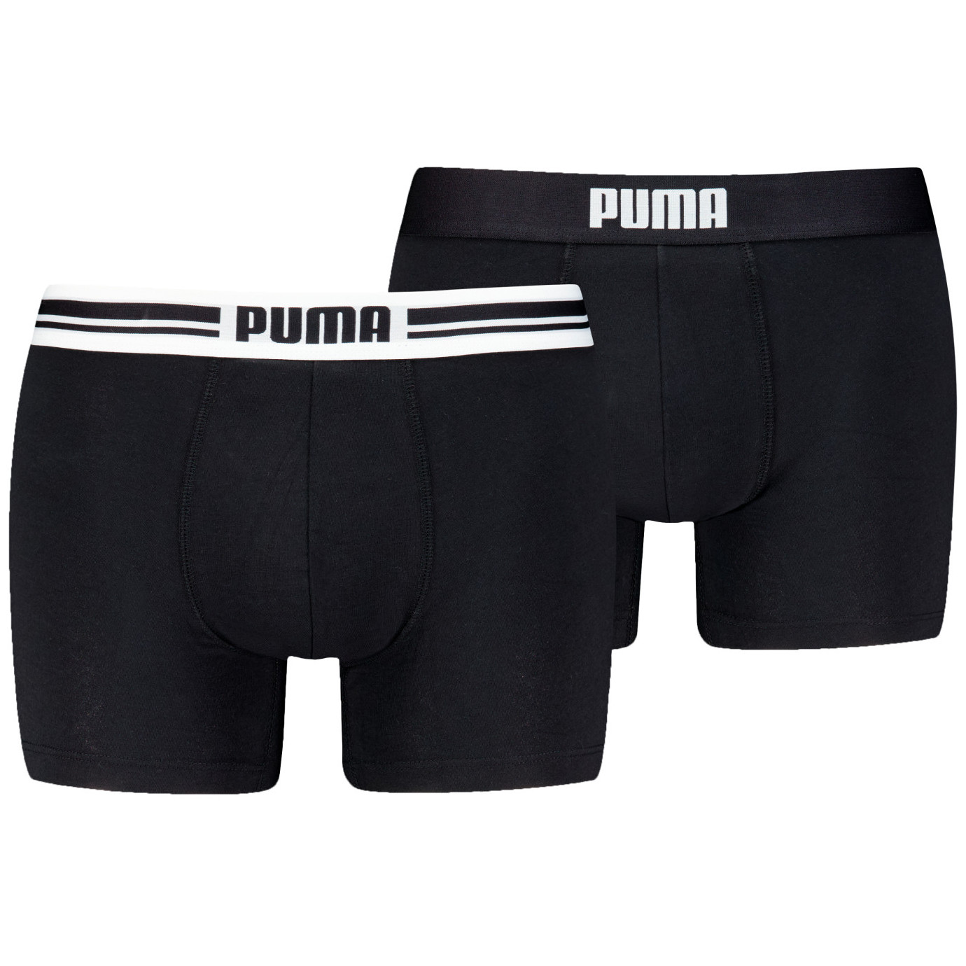 Męskie bokserki Puma Everyday Placed Logo Boxer 2P Rozmiar: L / Kolor: czarny