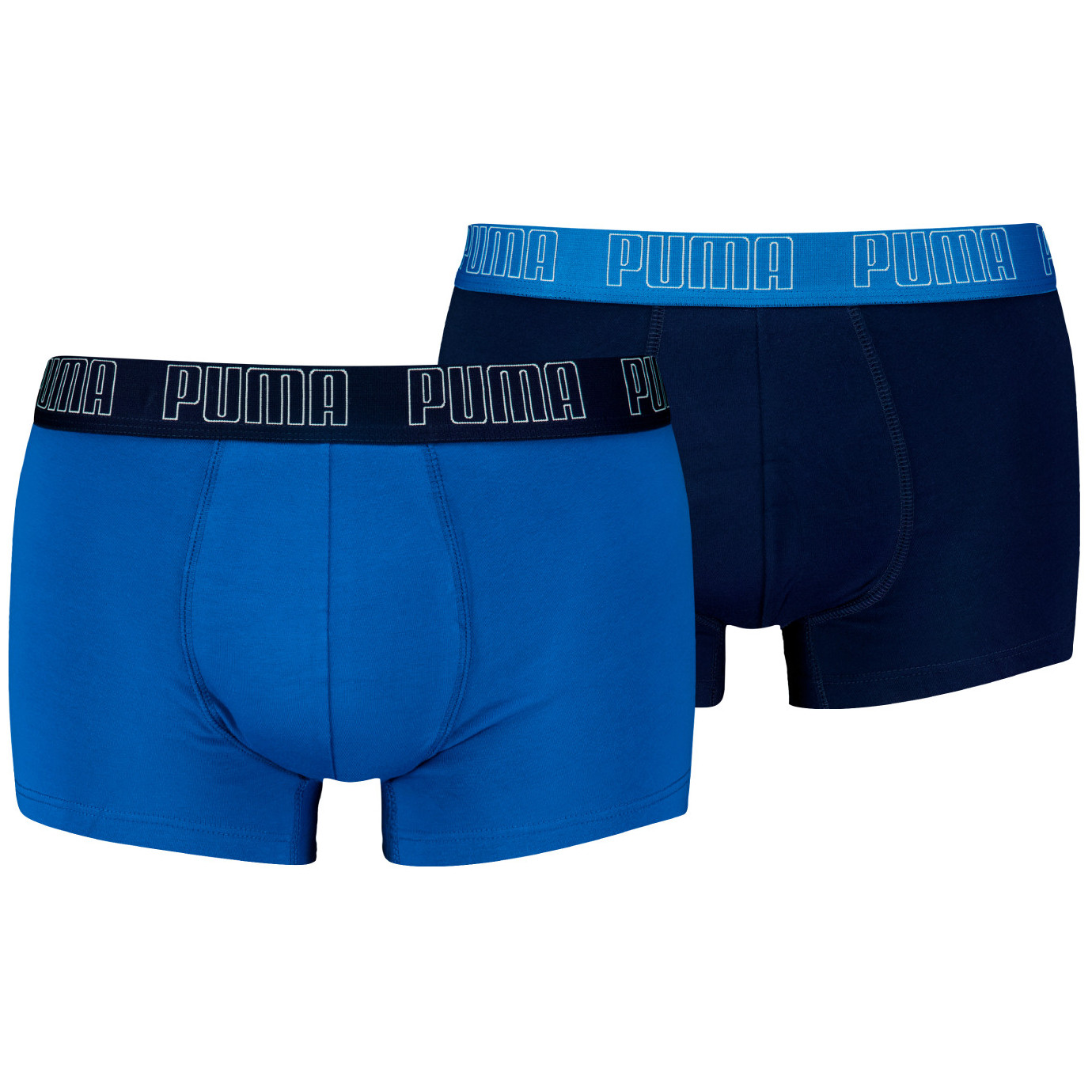 Męskie bokserki Puma Everyday Trunk 2P Rozmiar: M / Kolor: niebieski/jasnoniebieski