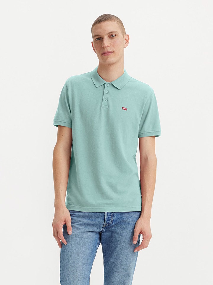 Levi´s Koszulka polo w kolorze turkusowym