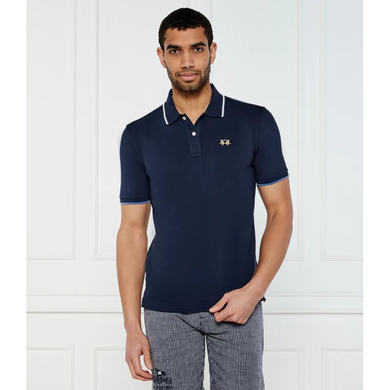 La Martina Polo Slim Fit stretch pique
