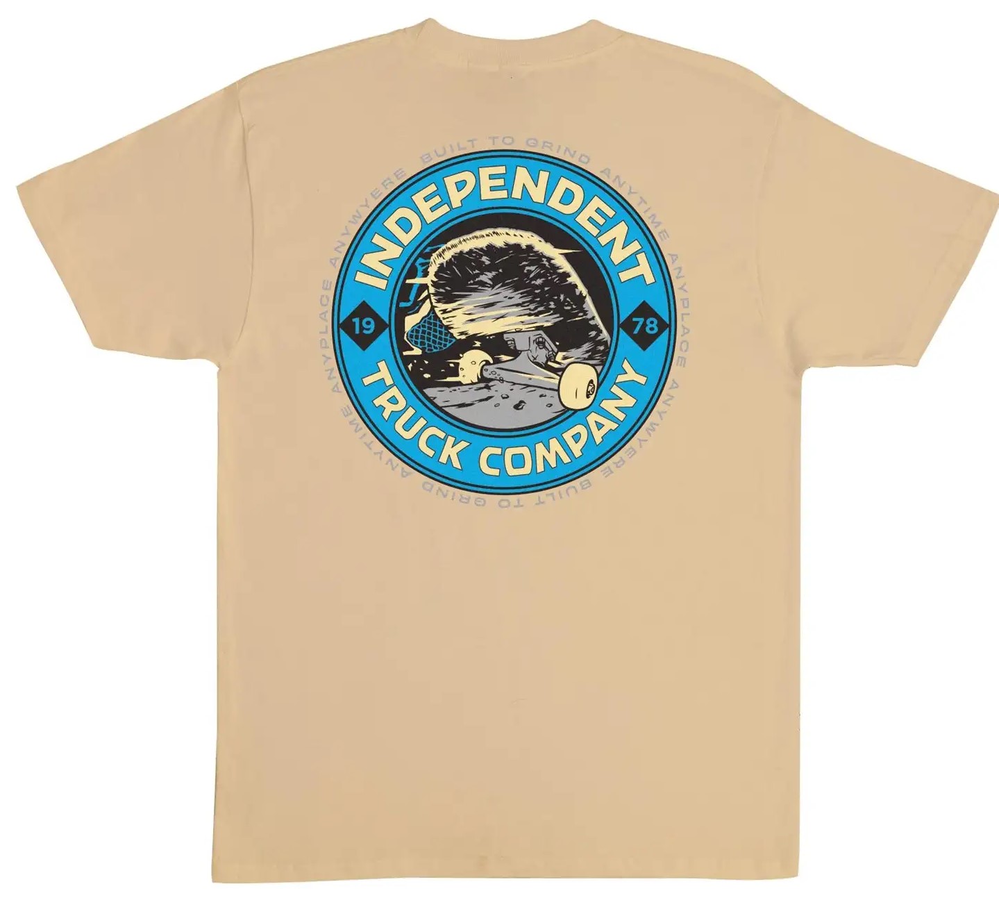 t-shirt INDEPENDENT ITC SMITH HEAVYWEIGHT Vegas Gold