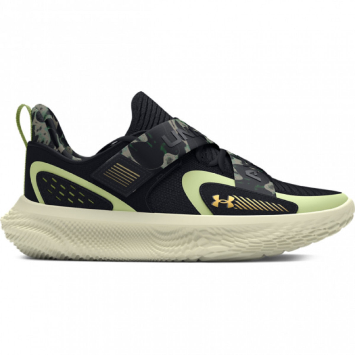 Buty do koszykówki uniseks Under Armour UA Flow Futr X 4 Camo - czarne