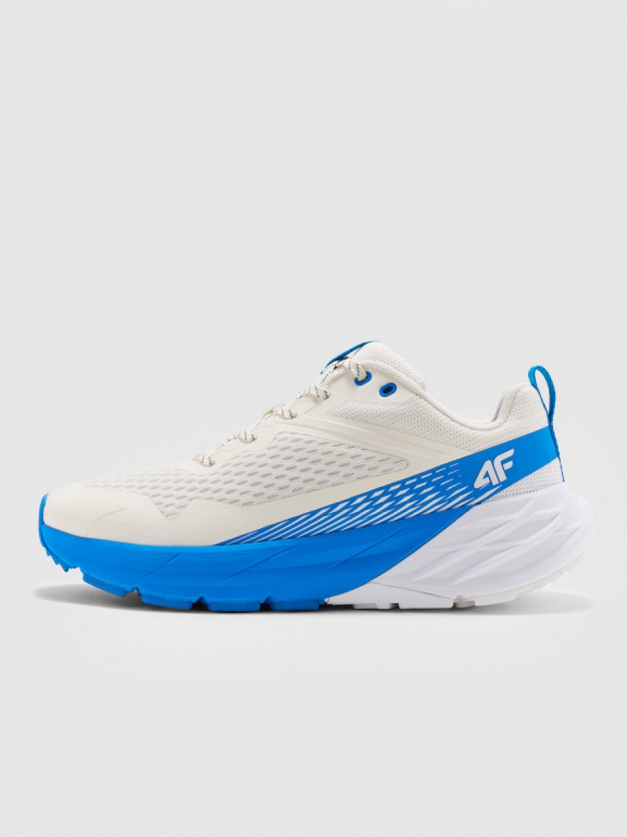 Męskie buty trekkingowe trailowe Speed Hiker 4F 4FWMM00FOTSM037 - białe