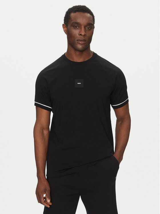 BOSS T-Shirt 50537846 Czarny Regular Fit