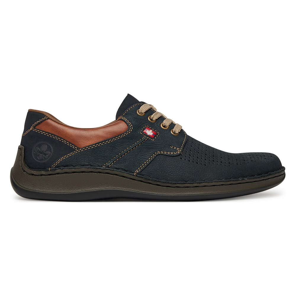 RIEKER 05207-15 Granatowy Ciemny