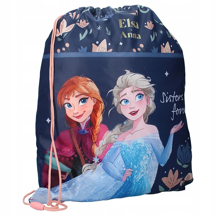 Worek sportowy, na plecy: Frozen Kraina Lodu (785-00462) Anna i Elsa
