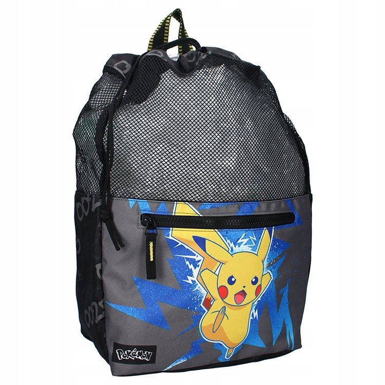 Worek sportowy, na plecy, torba sportowa - Pokemon Pikachu (640-00489)