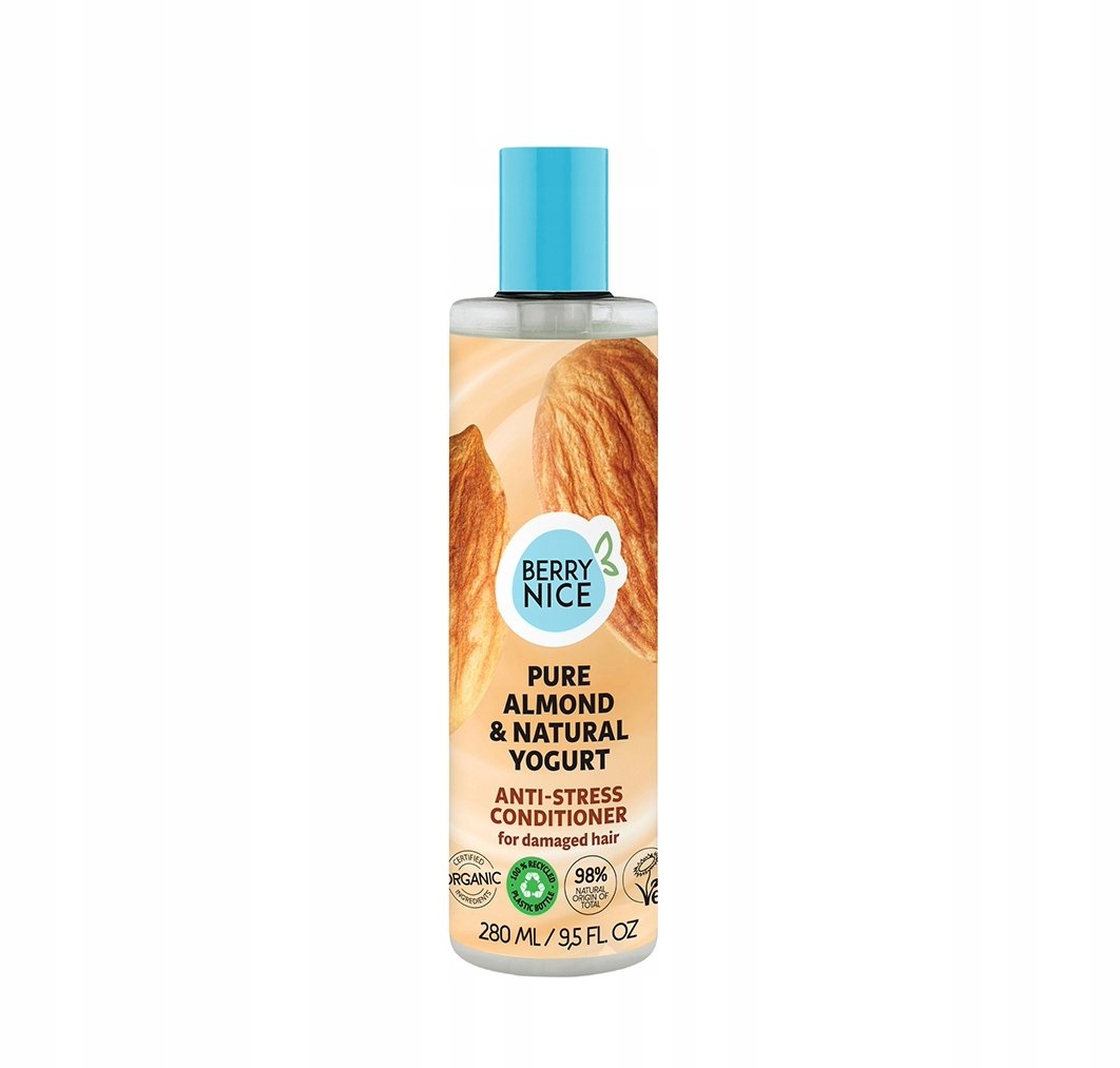 Berry Nice Odżywka Do Włosów Zniszczonych Migdały&Jogurt 280ml