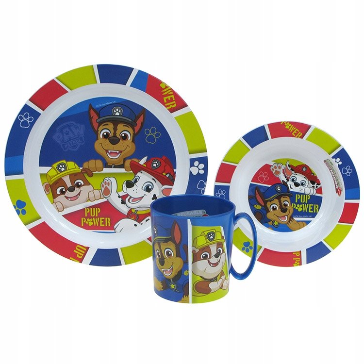 ZESTAW OBIADOWY mikrofalówka Psi Patrol (74604)