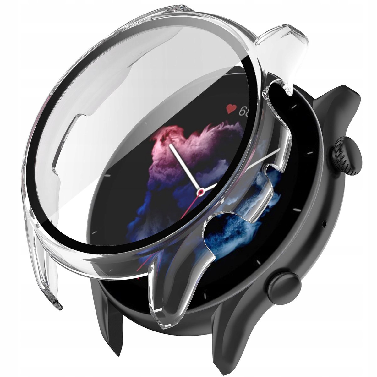 ETUI + SZKŁO 2W1 do Xiaomi Amazfit GTR 3 / 3 Pro