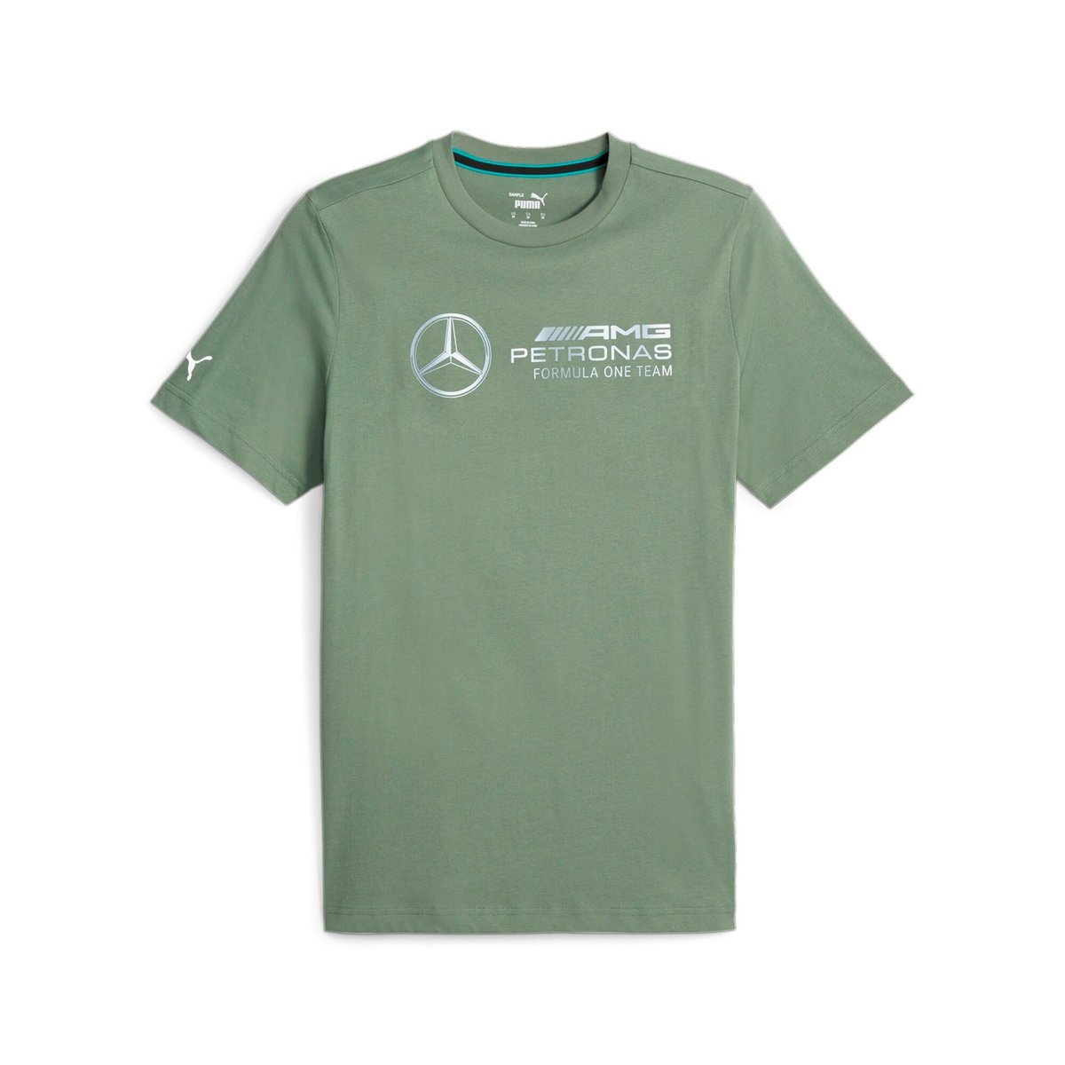 Koszulka męska Puma MAPF1 LOGO zielona 62115707-S