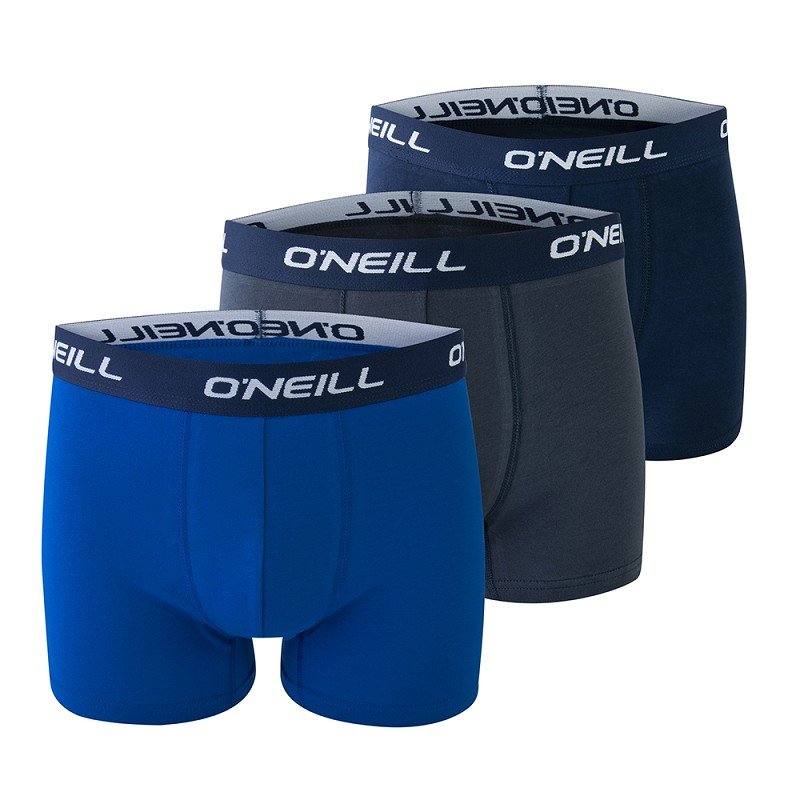 O'Neill Bokserki Męskie MEN BOXERS PLAIN 3PK NAVY COBALT rozm.S