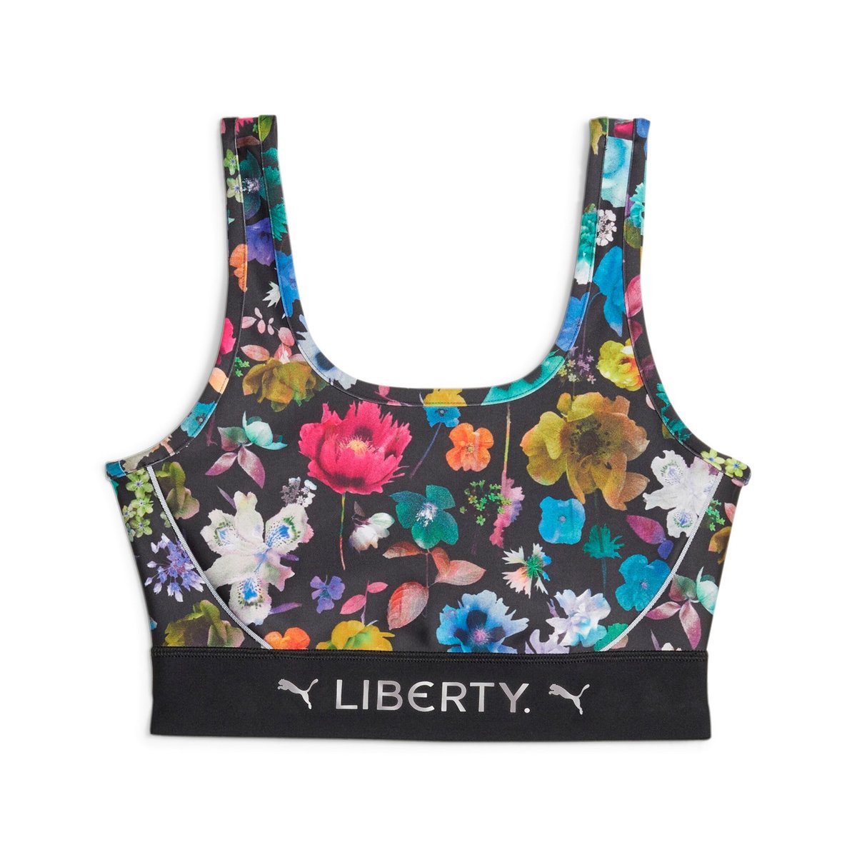 Crop top damski Puma X LIBERTY AOP wielokolorowy 62220601-M
