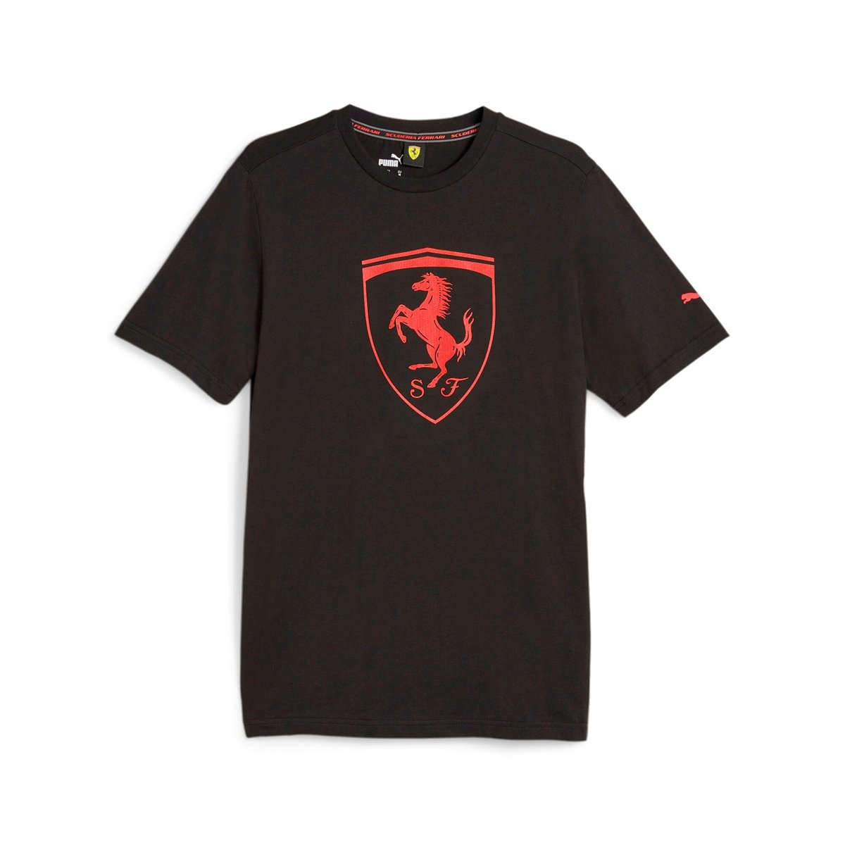 Koszulka męska Puma FERRARI RACE TONAL BIG SHIELD czarna 62095101-S