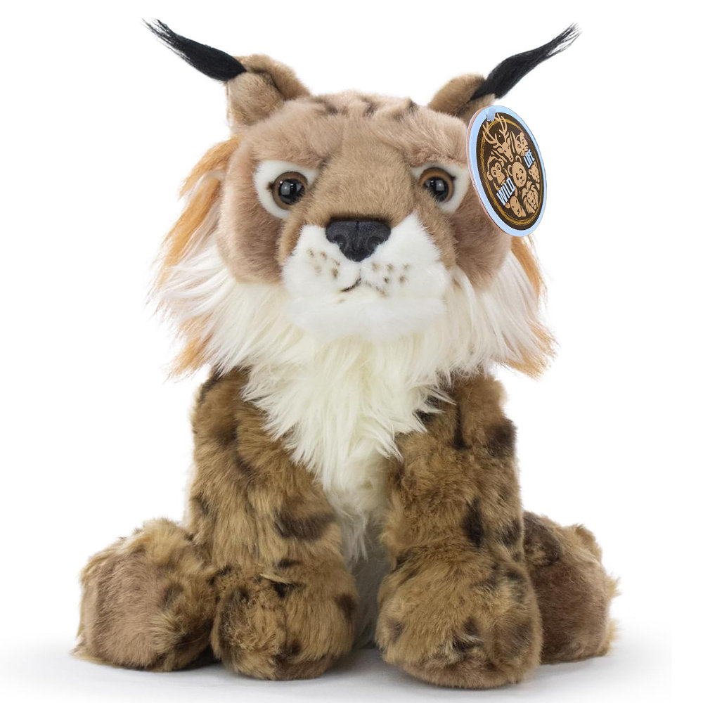 Maskotka Ryś 25 cm Pluszak Premium Jak Prawdziwy Miękka Przytulanka