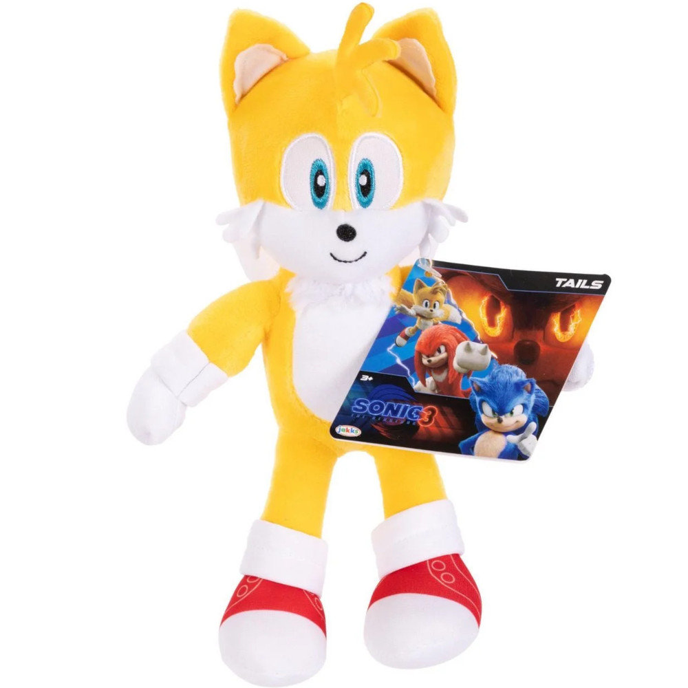 SONIC THE HEDGEHOG MOVIE 3 ORYGINALNA MASKOTKA PLUSZOWA PLUSZAK TAILS 25cm