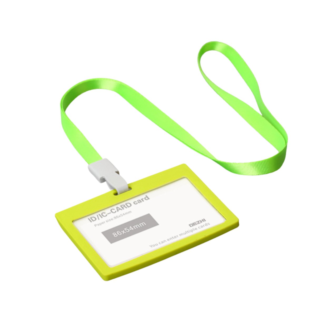 Etui na kartę ID / Identyfikator ze smyczą Reap ZIELONY