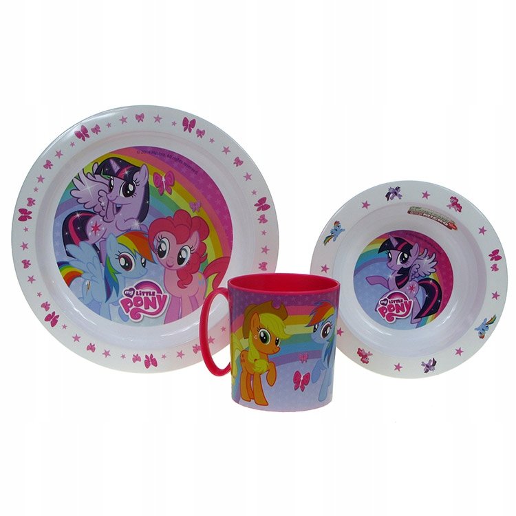 ZESTAW OBIADOWY do mikrofalówki My Little Pony