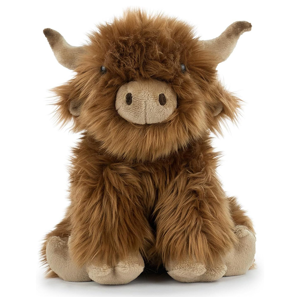 Maskotka Krowa Szkocka 27 cm Pluszak Premium Jak Prawdziwa Krówka Highland
