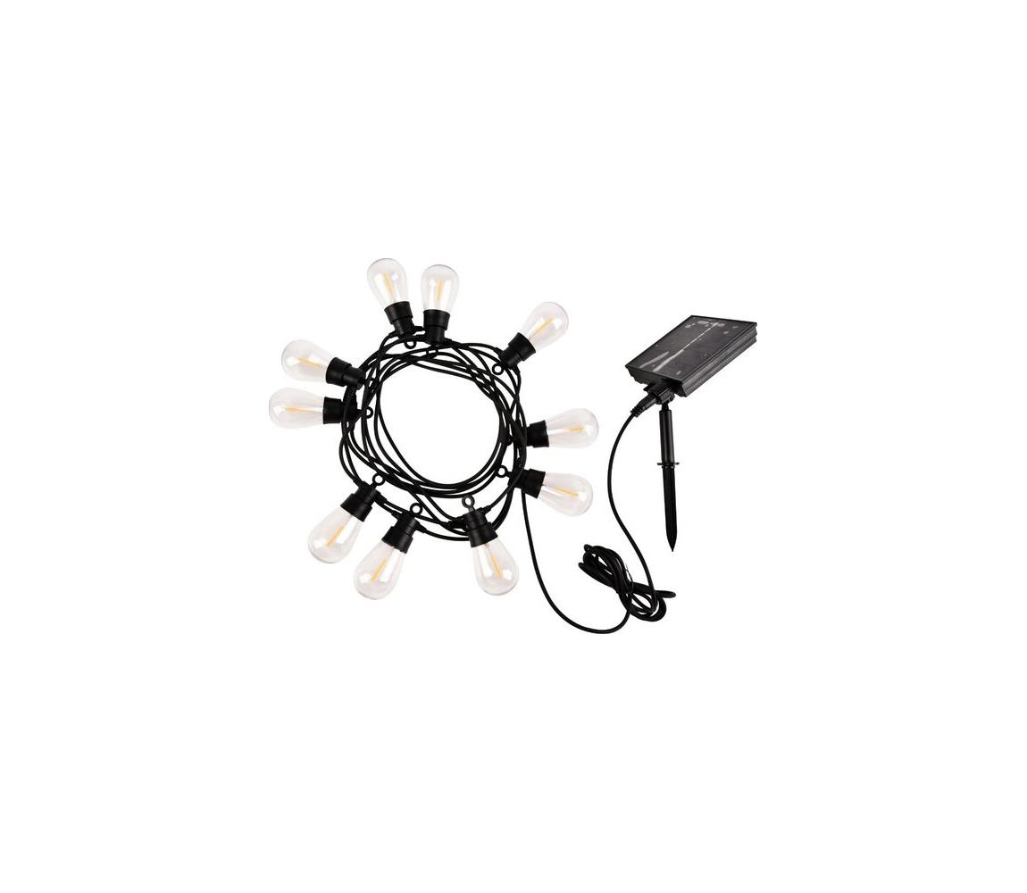 Rabalux 77165 - LED Łańcuch solarny ZIRC LED/3,6W/3,7V 1200mAh IP44