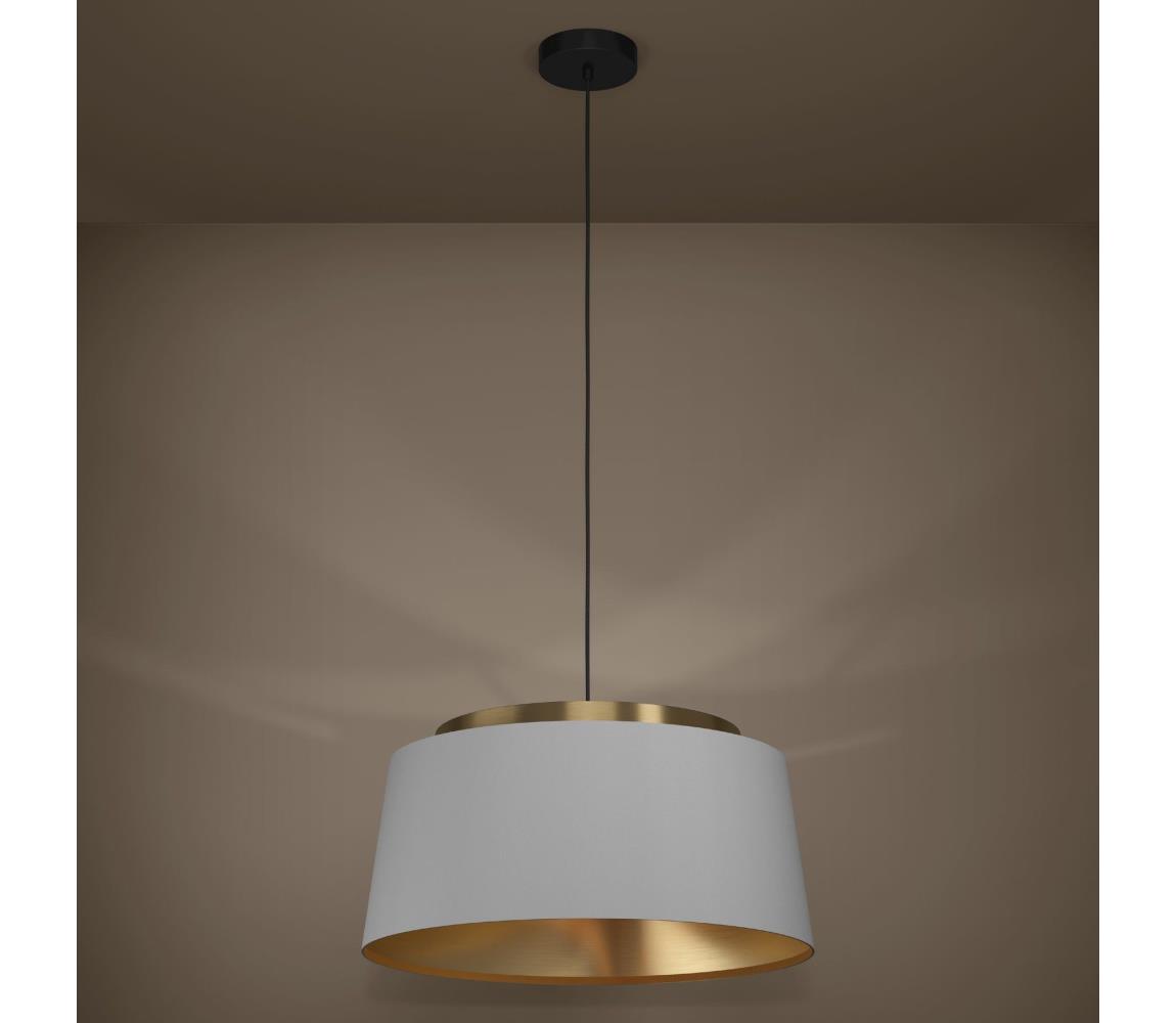 Eglo 390173 - Żyrandol na lince ALMERIMAR 3xE27/40W/230V szara/złota