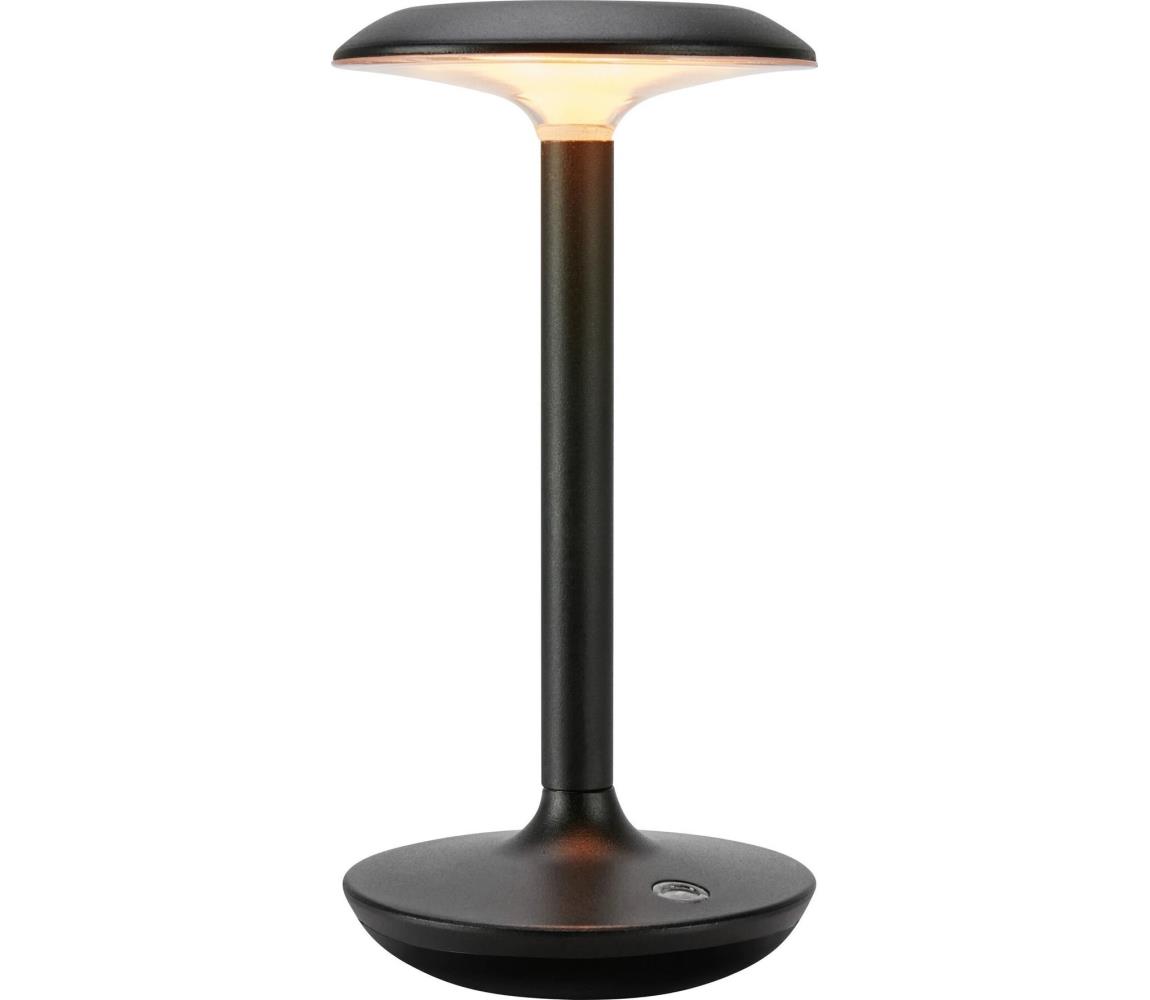Markslöjd 108918-LED Ściemn. ład. lampa PETIT 2W/1800mAh 2200/2700/3000K IP44 czarny