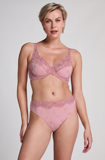 Hunkemöller Figi z wysokim stanem Diva Różowy