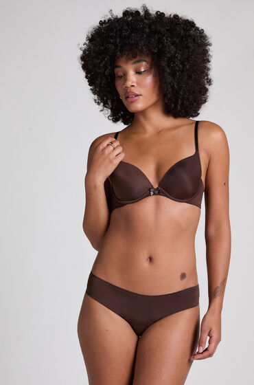 Hunkemöller Niewidoczne brazyliany Brązowy