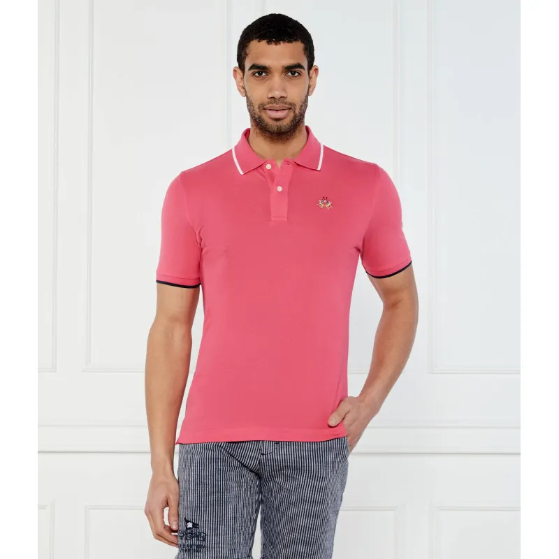 La Martina Polo Slim Fit stretch pique