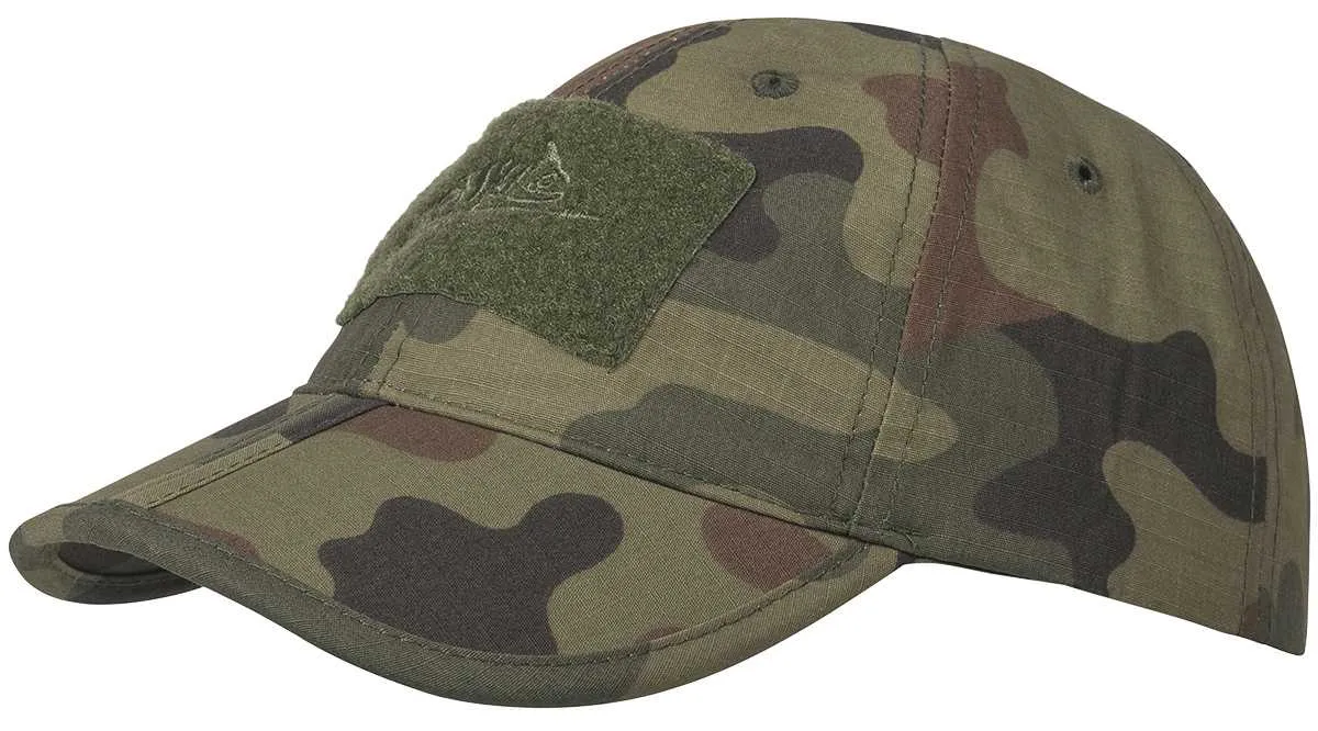 Czapka Helikon-Tex Baseball FOLDING Cotton ripstop PL woodland
