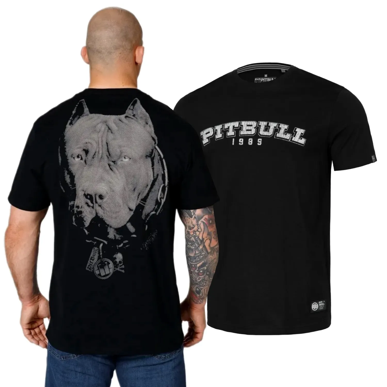 Koszulka PITBULL Middle Weight 170 Basic Born In 1989 '25 - Czarna  M