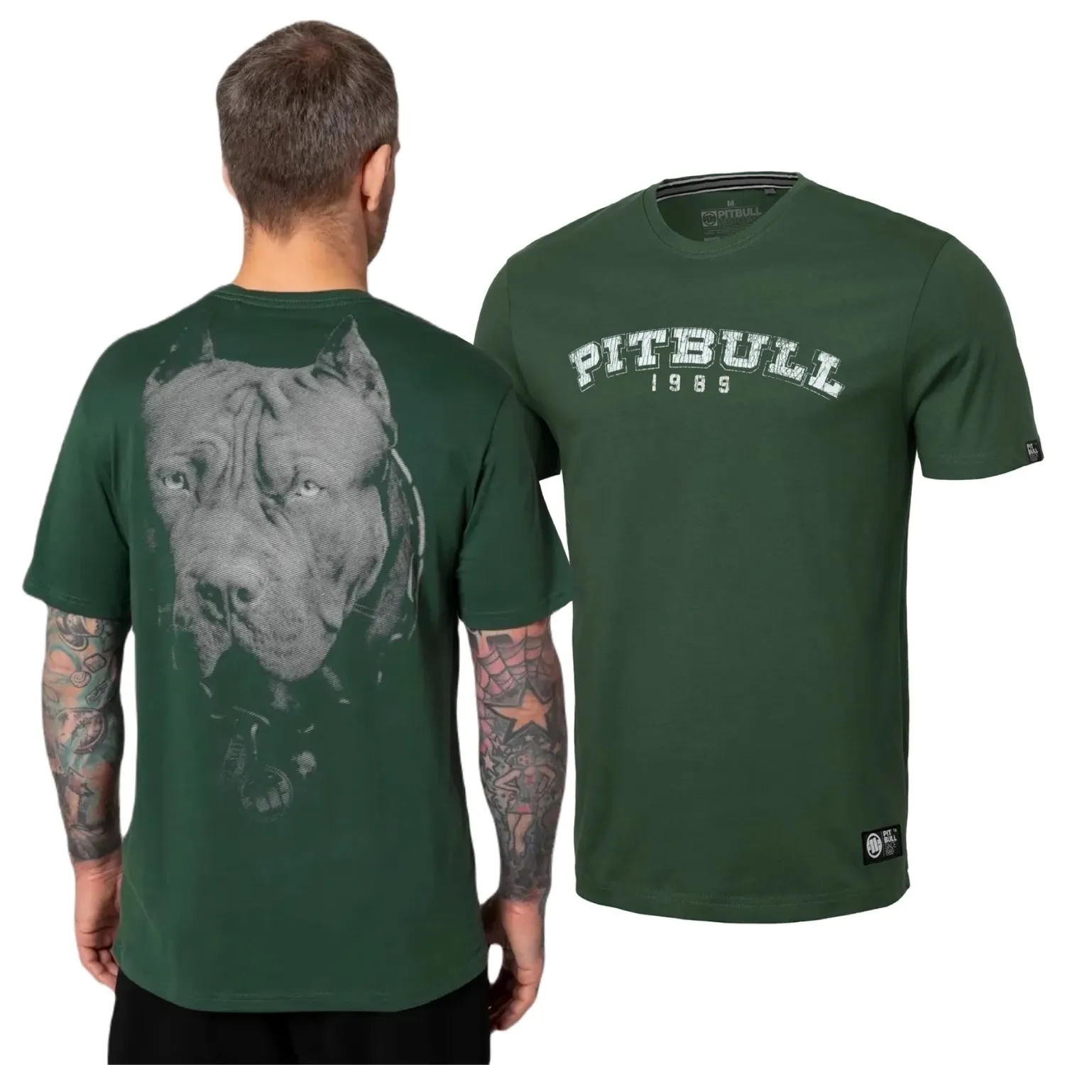Koszulka PITBULL Middle Weight 170 Basic Born In 1989 '25 - Grassy Green  3XL
