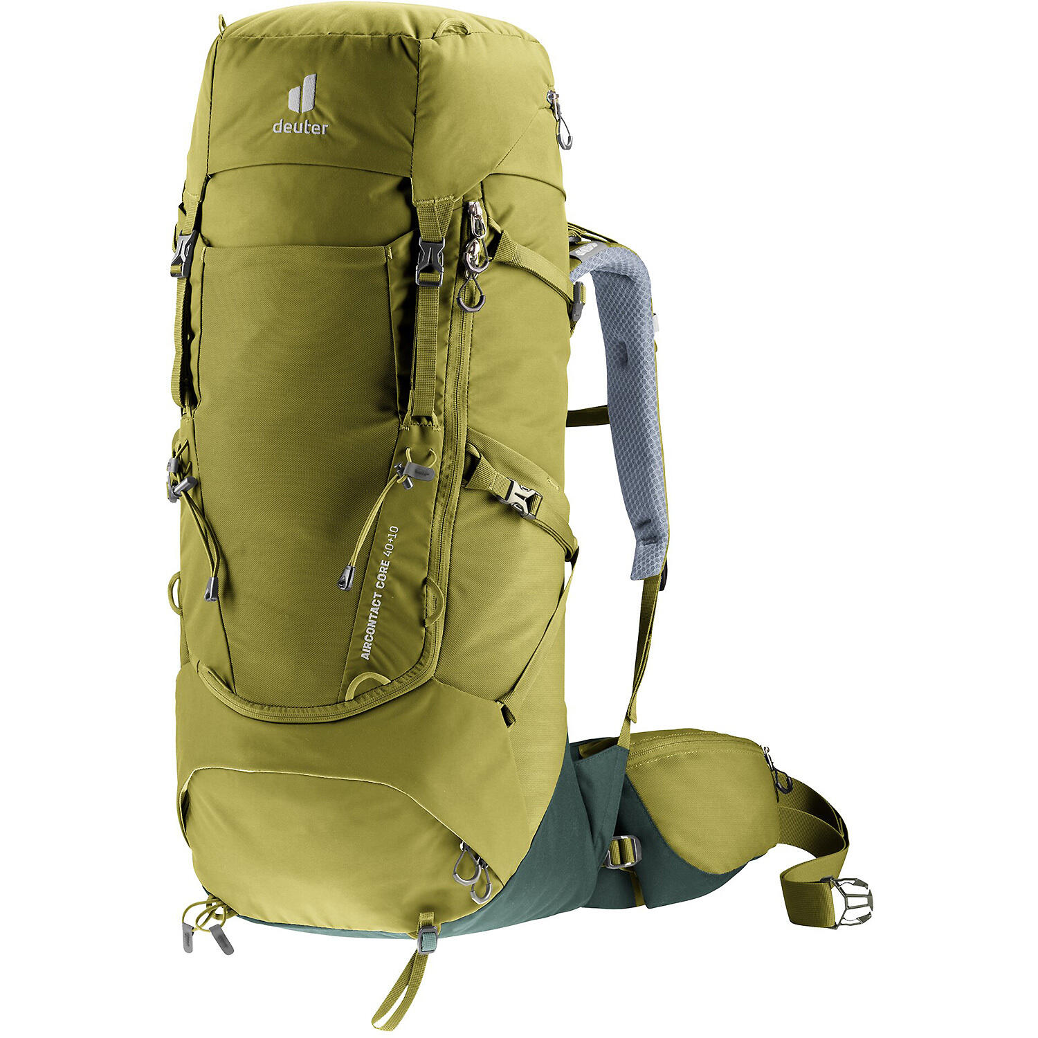 Plecak turystyczny Deuter Aircontact Core 40+10 Kolor: żółty/zielony