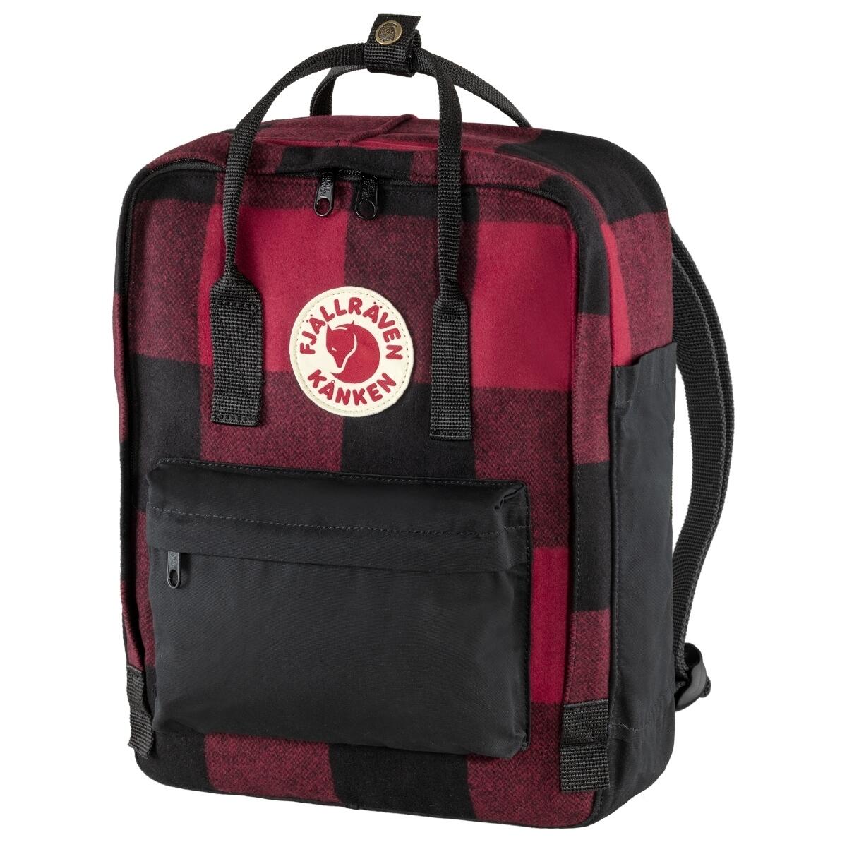Fjällräven Fjällräven Kanken Re-Wool City Plecak 35 cm red-black 23330-320-550